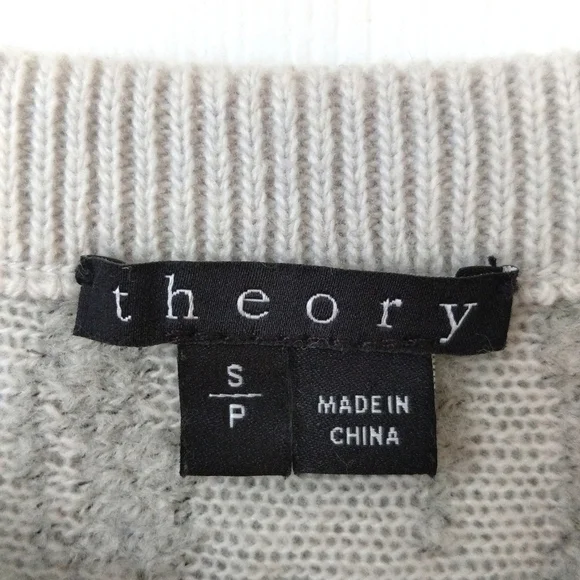 Theory Marvita Leopard Print Wool Blend Vela Knit A-line Midi Skirt Gray Small - Picture 4 of 10